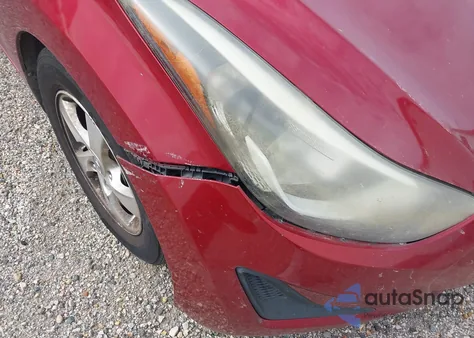 2014 Hyundai Elantra Se z USA, uszkodzony, nr VIN 5NPDH4AE1EH466218